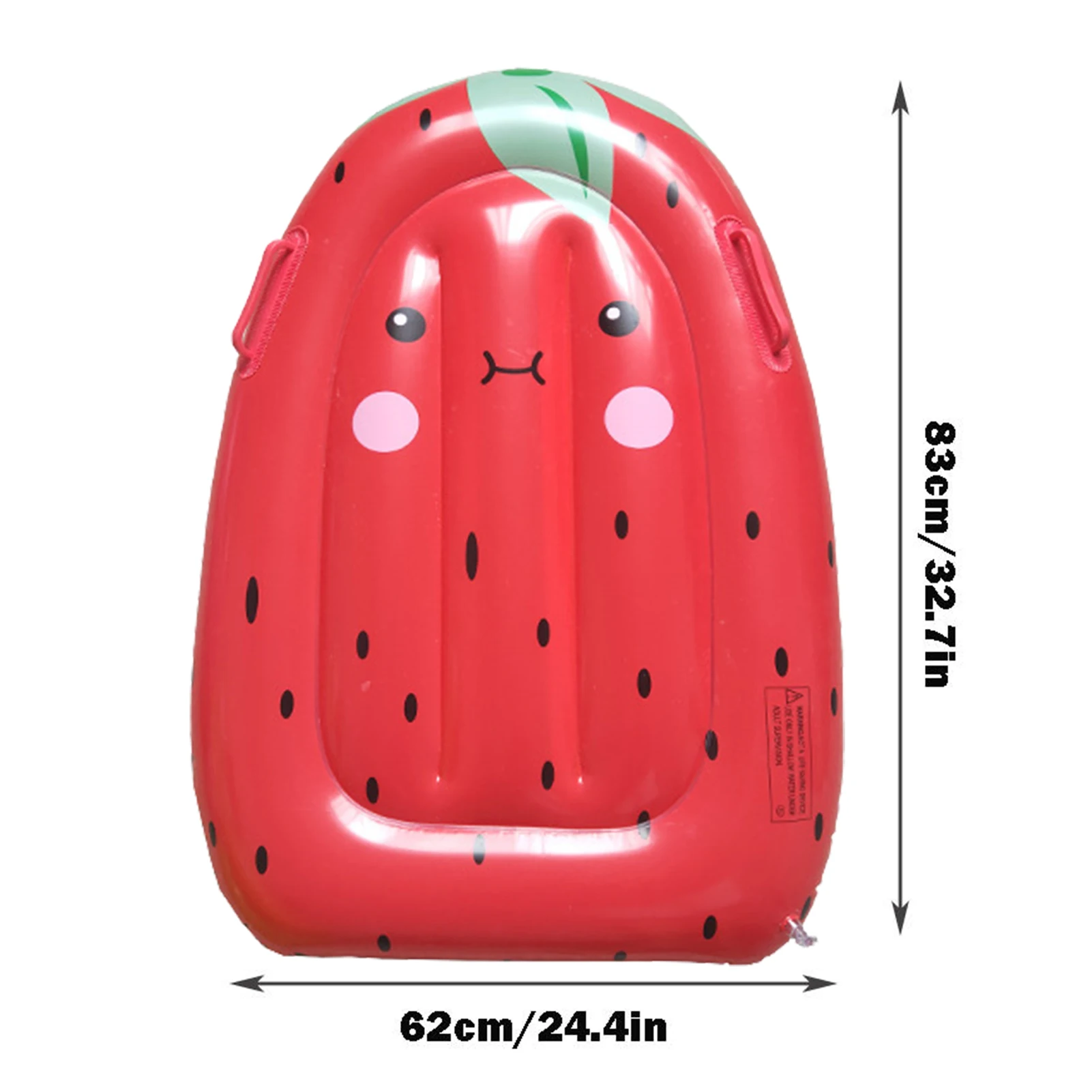 Summer Inflatable Boards Fruit Shape Pool Float Mat With Handle Swimming Ring For Adult Children Water Party Toys Air Mattress