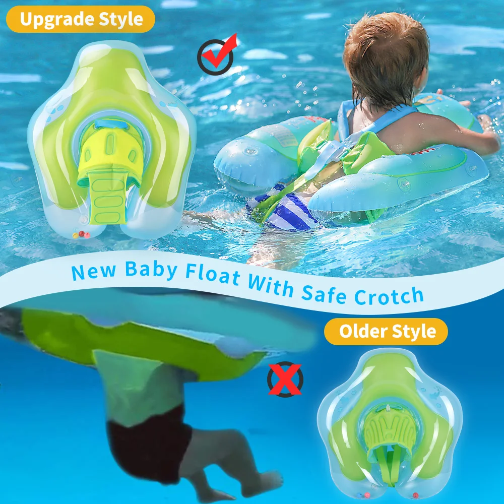 Swimbobo Swimming Float Inflatable Infant Floating Ring Thicken Pvc Kids Swim Pool Accessories Circle Bathing Summer Toys