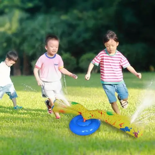 Inflatable Summer Children Play Water Polo Water Spout Parent-Child Beach Lawn Play Water Spray Simulation Coconut Tree Toy