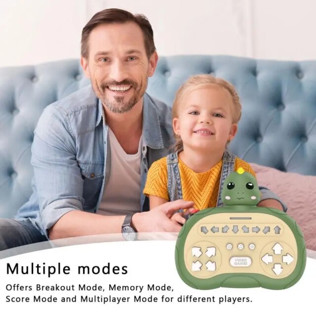 Light Up Fidget Toys Light Up Game Sensory Toys Handheld Games Fidget Controller With Music Light Fidget Toys For Parent-Child - Image 3