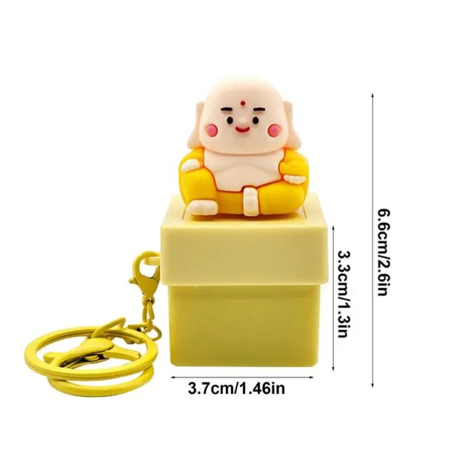 Keyboard Fidget Keychain Finger Fidget Clicker With LED Light And Sounds Sensory Toys For Adults Fun Toys For Stress Relief - Image 6