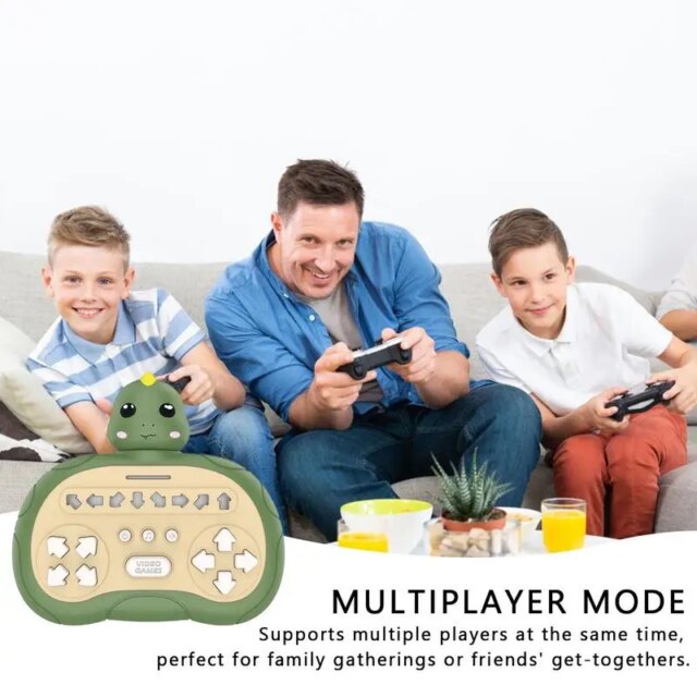 Hand Held Games Adults Light Up Game Sensory Toys Handheld Games Fidget Controller With Music Light Fidget Toys For Parent-Child - Image 3
