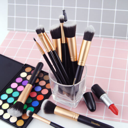 14pcs Makeup Brush Set Pro Eyeshadow Foundation Powder Blush Lip Brushes Tools