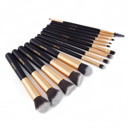 14pcs Makeup Brush Set Pro Eyeshadow Foundation Powder Blush Lip Brushes Tools