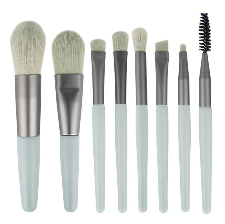 8Pcs Makeup Brushes Pro Pink Brush Set Powder EyeShadow Blending Eyeliner Eyelash Eyebrow Make Up Beauty Cosmestic Brushes