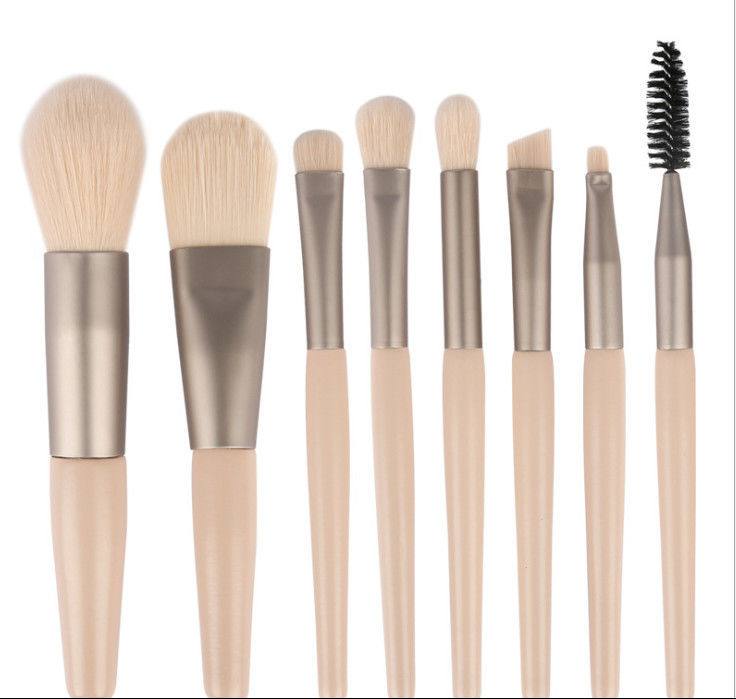 8Pcs Makeup Brushes Pro Pink Brush Set Powder EyeShadow Blending Eyeliner Eyelash Eyebrow Make Up Beauty Cosmestic Brushes