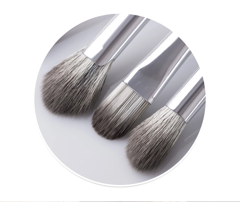 BEILI 12 pcs High quality Professional Makeup Brushes Set Synthetic Eyeshadow Eyebrow Eyeliner Foundation Blush Powder