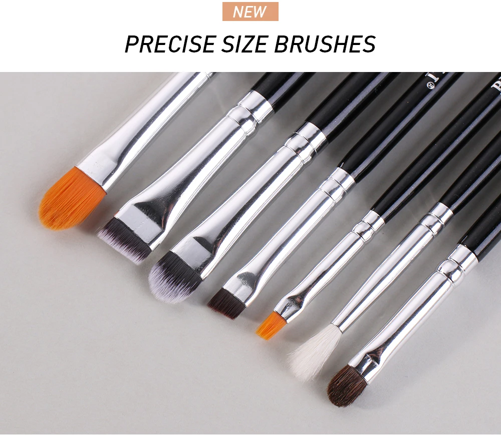 BEILI Goat Makeup Brush Set Eyeshadow Makeup Brushes Professional Foundation Blending Eyebrow Fan Blush brosse maquiagens