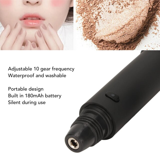Rechargeable Makeup Brush Electric Makeup Brush 10 Gears Rechargeable Adjustable Multifunctional Waterproof Blush Brush - Image 4