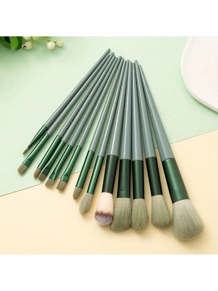 13pcs Makeup Brush Set Soft Fluffy Professional Cosmetic Foundation Powder Eyeshadow Kabuki Blending Make Up Brush Beauty Tool