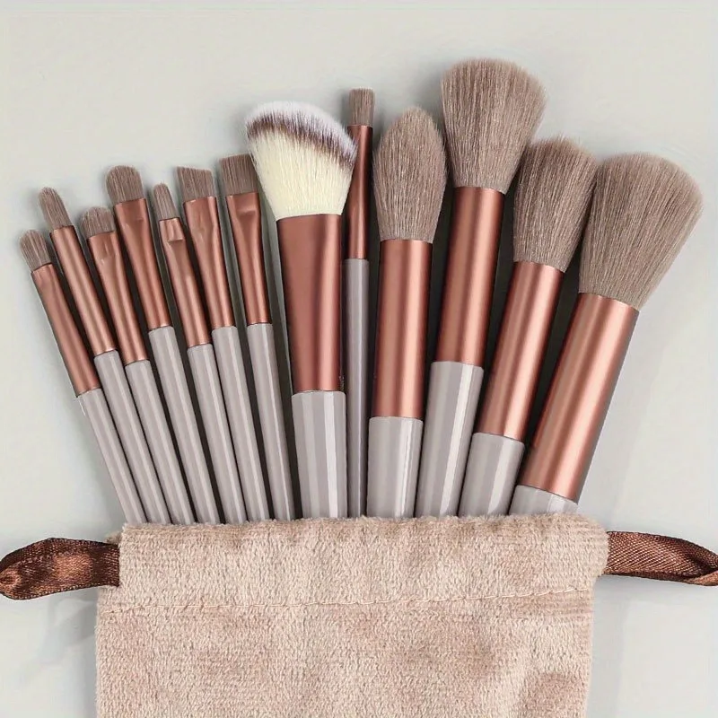 13pcs Makeup Brush Set Soft Fluffy Professional Cosmetic Foundation Powder Eyeshadow Kabuki Blending Make Up Brush Beauty Tool