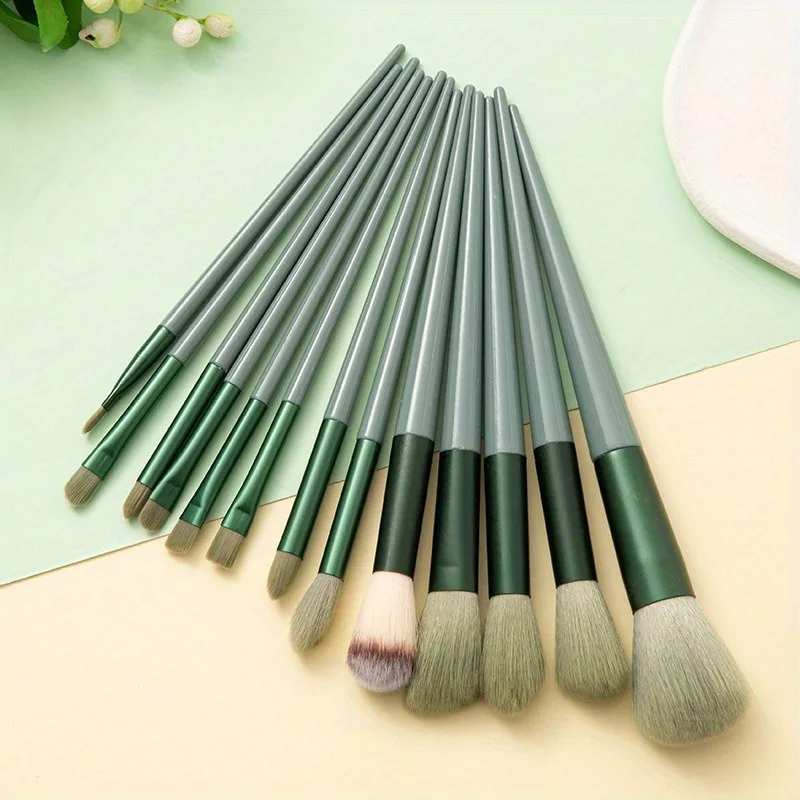 13pcs Makeup Brush Set Soft Fluffy Professional Cosmetic Foundation Powder Eyeshadow Kabuki Blending Make Up Brush Beauty Tool