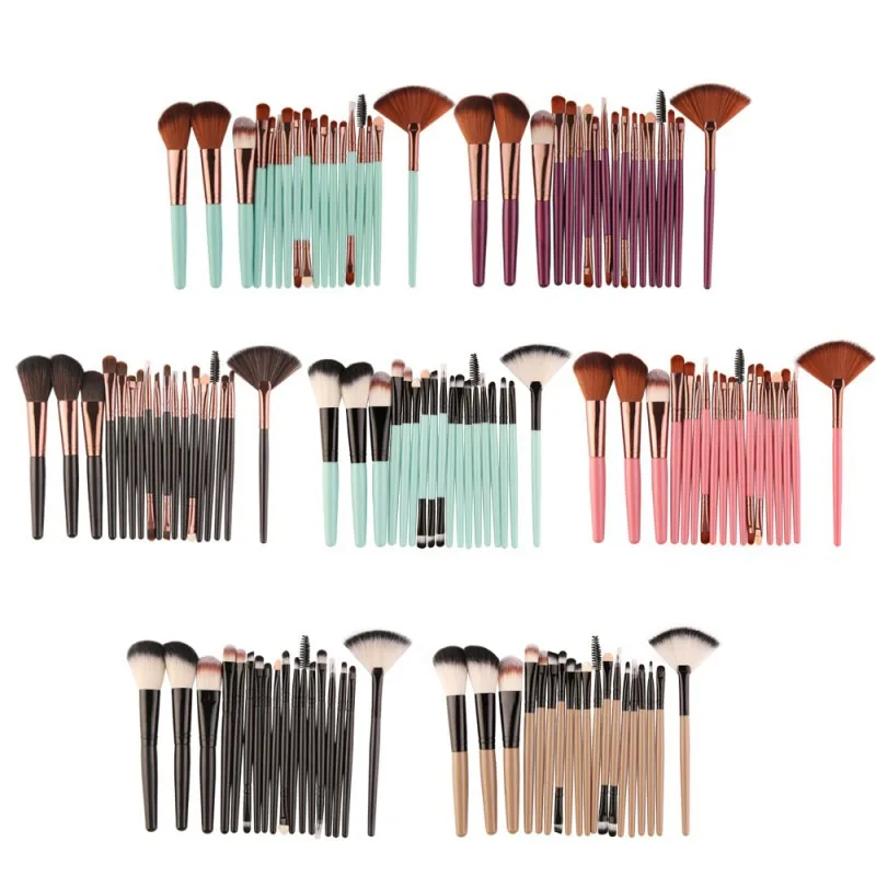 18pcs Makeup Brushes Set For Woman Professional Powder Foundation Blush Eyeshadow Eyeliner Lip Beauty Brushes Kit