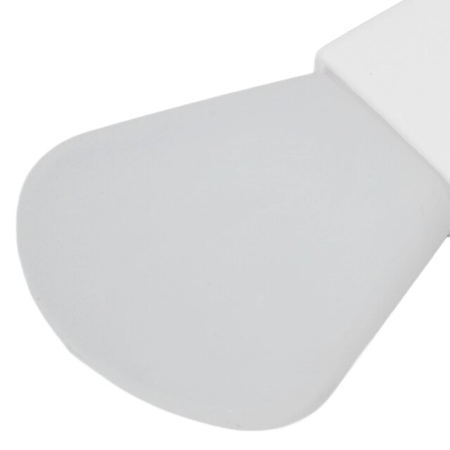 10Pcs Silicone Mask Brush Mini Short Handle Mud Applicator Portable Facial Beauty Tool WhiteFanshaped Type - Image 3