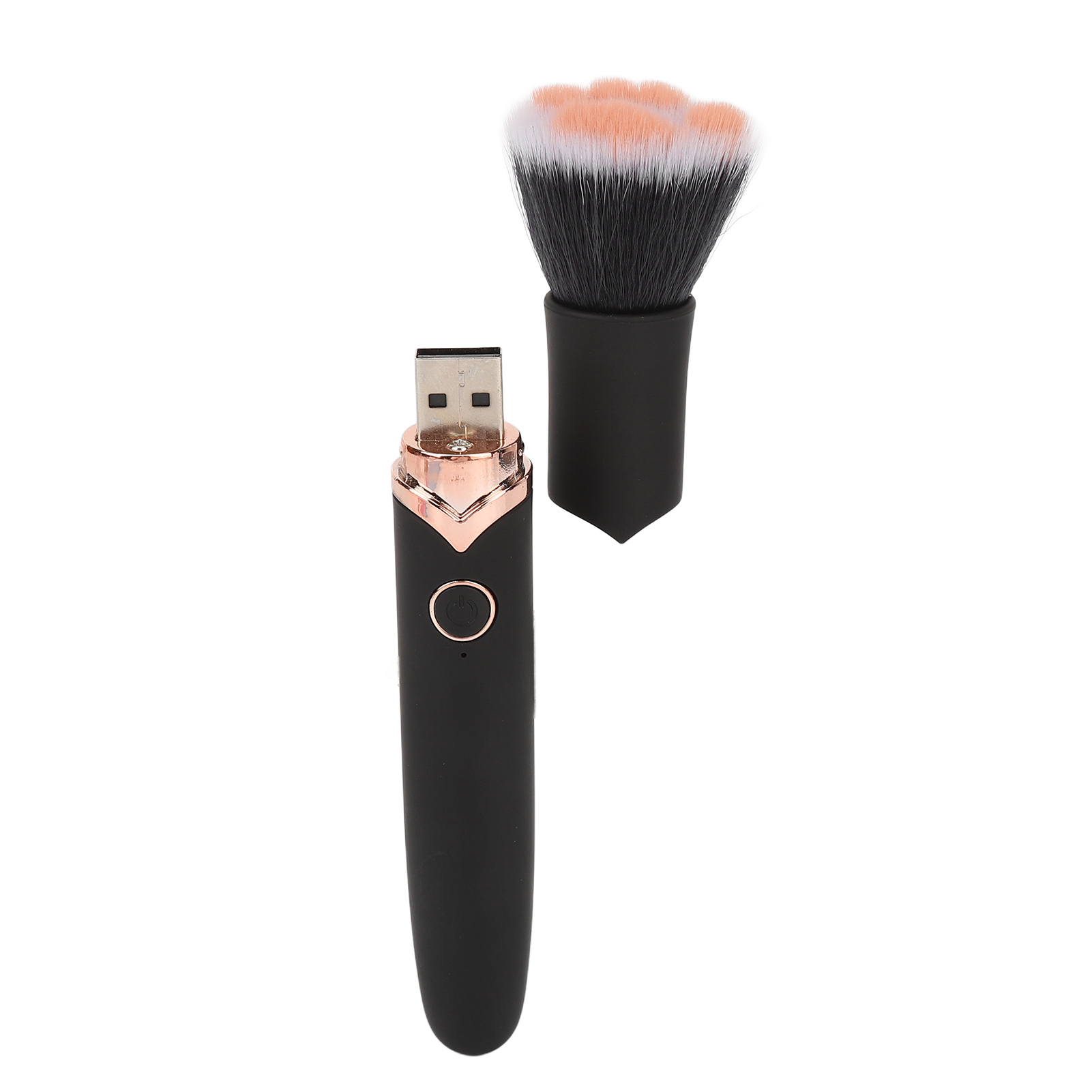 Loose Powder Brush Makeup Brush  Blush Loose Powder Brush 10 Gears Vibration Electric Massage Brush Black Makeup Brush