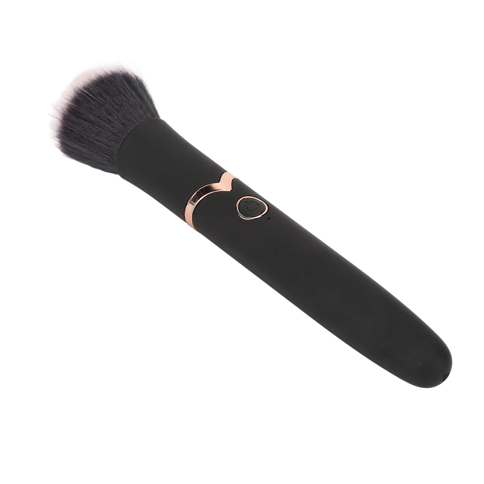 Loose Powder Brush Makeup Brush Makeup Brush  Blush Loose Powder Brush 10 Gears Vibration Electric Massage Brush Black