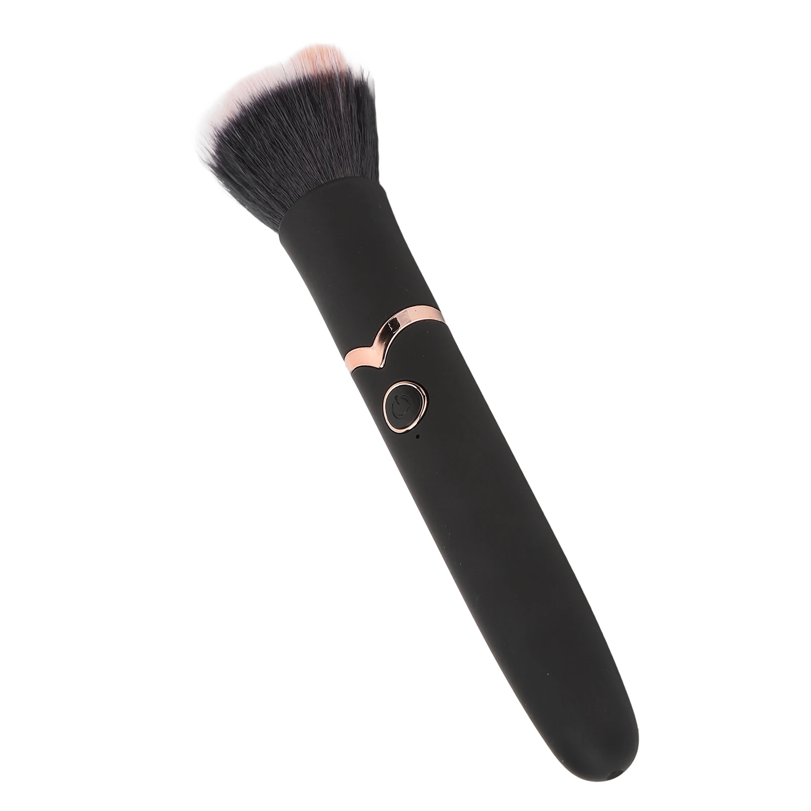 Loose Powder Brush Makeup Brush Makeup Brush  Blush Loose Powder Brush 10 Gears Vibration Electric Massage Brush Black