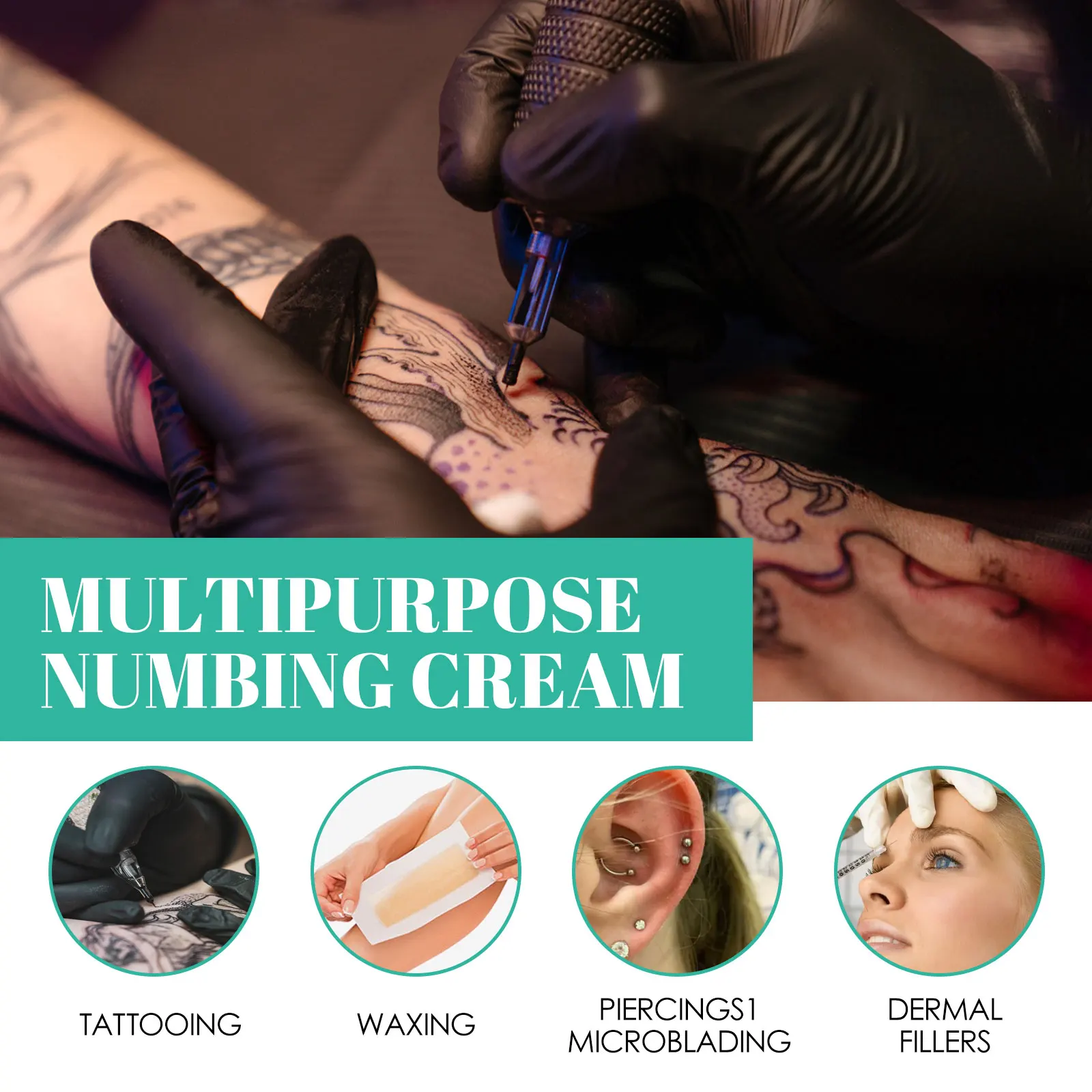 Tattoo Numbing Cream Relieves Skin Inflammation Moisturize Skin Repair Skin Gentle Non-irritating And Brightening Care Cream