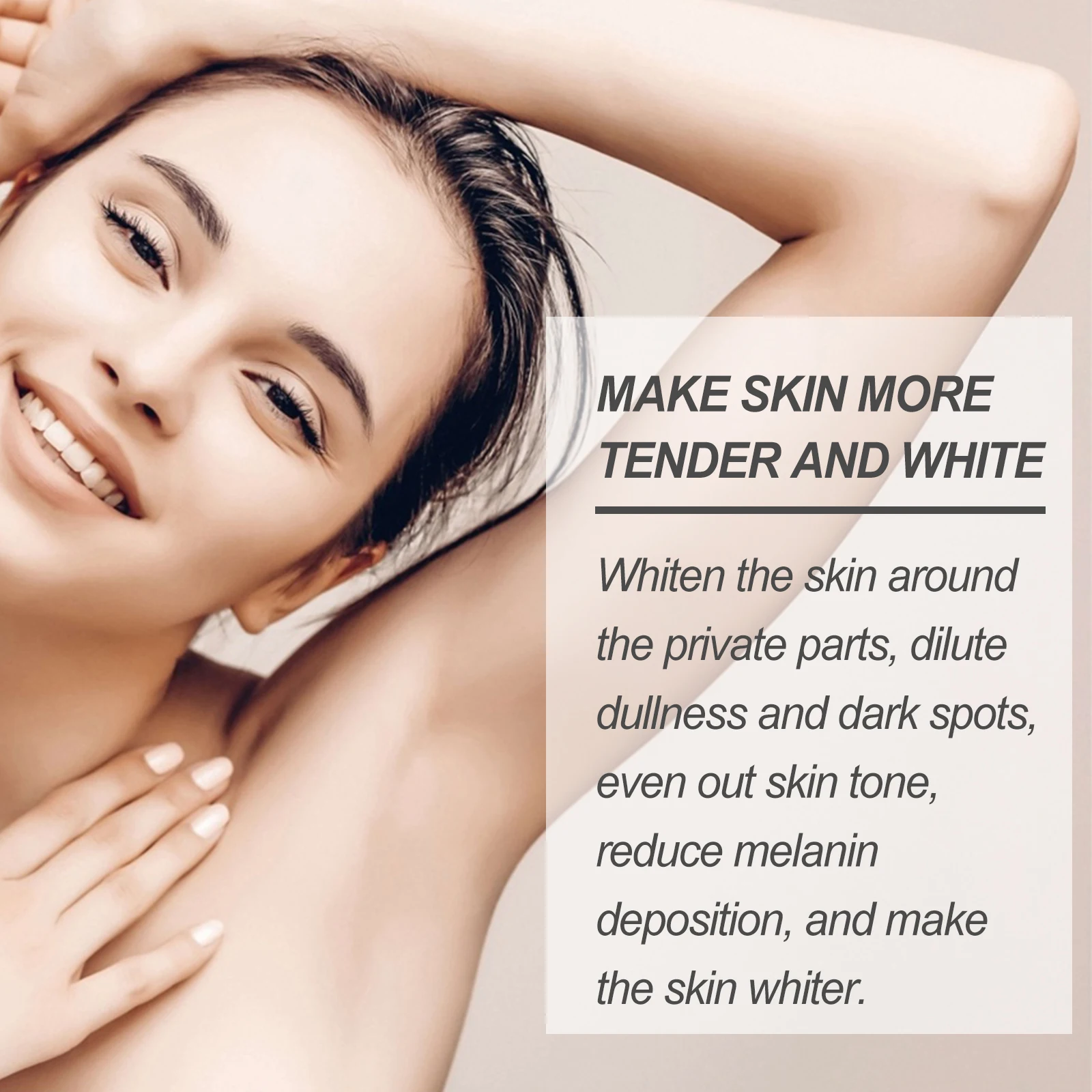 Body Skin Care Intimate Armpit Underarm Remove Dark Spots Inner Thigh Women Sensitive Bikini Areas Private Parts Whitening Cream