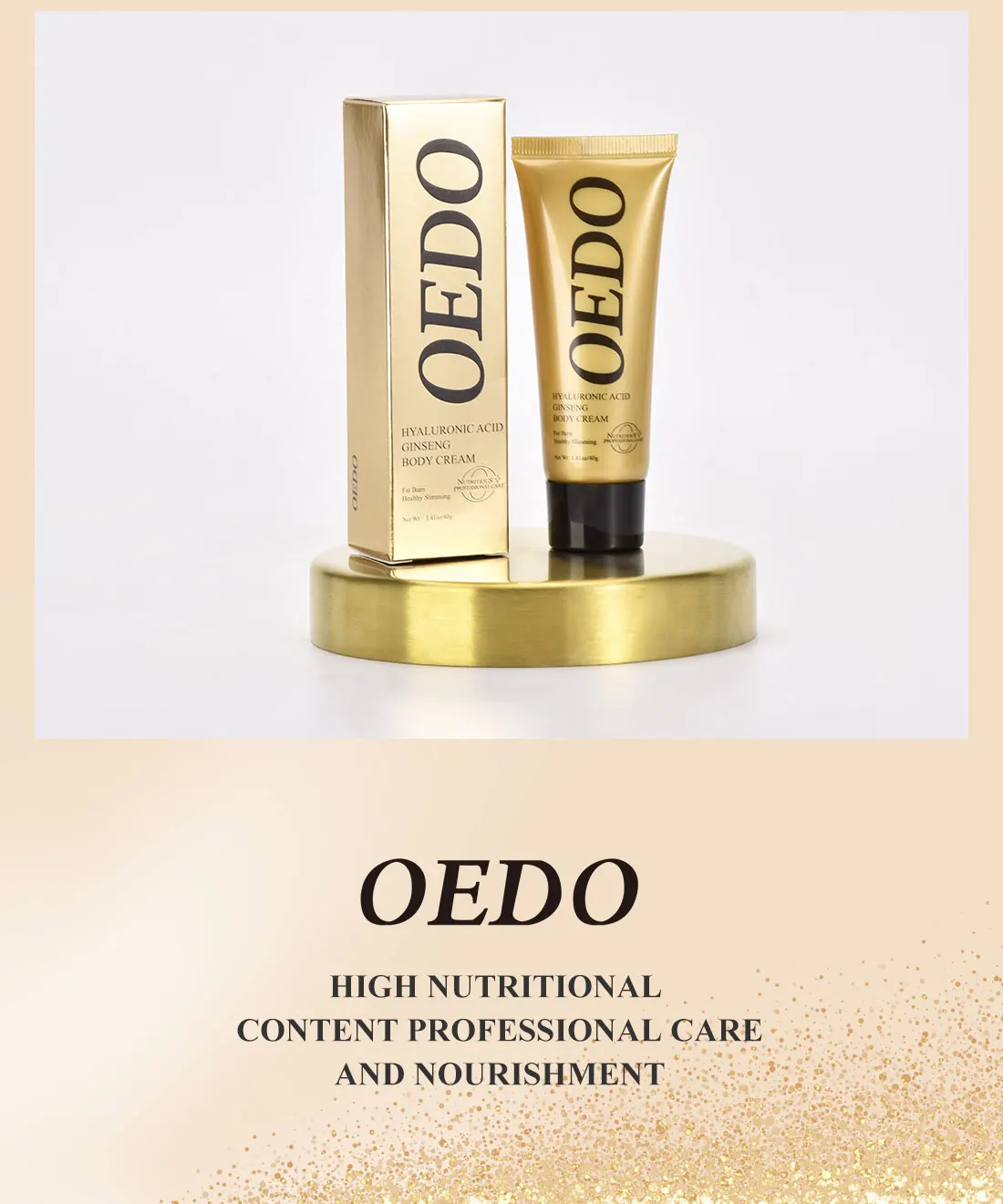 OEDO Ginseng Slimming Cream Reduce Cellulite Lose Weight Burning Fat Health Care Cream Body Skin Whitening Cream