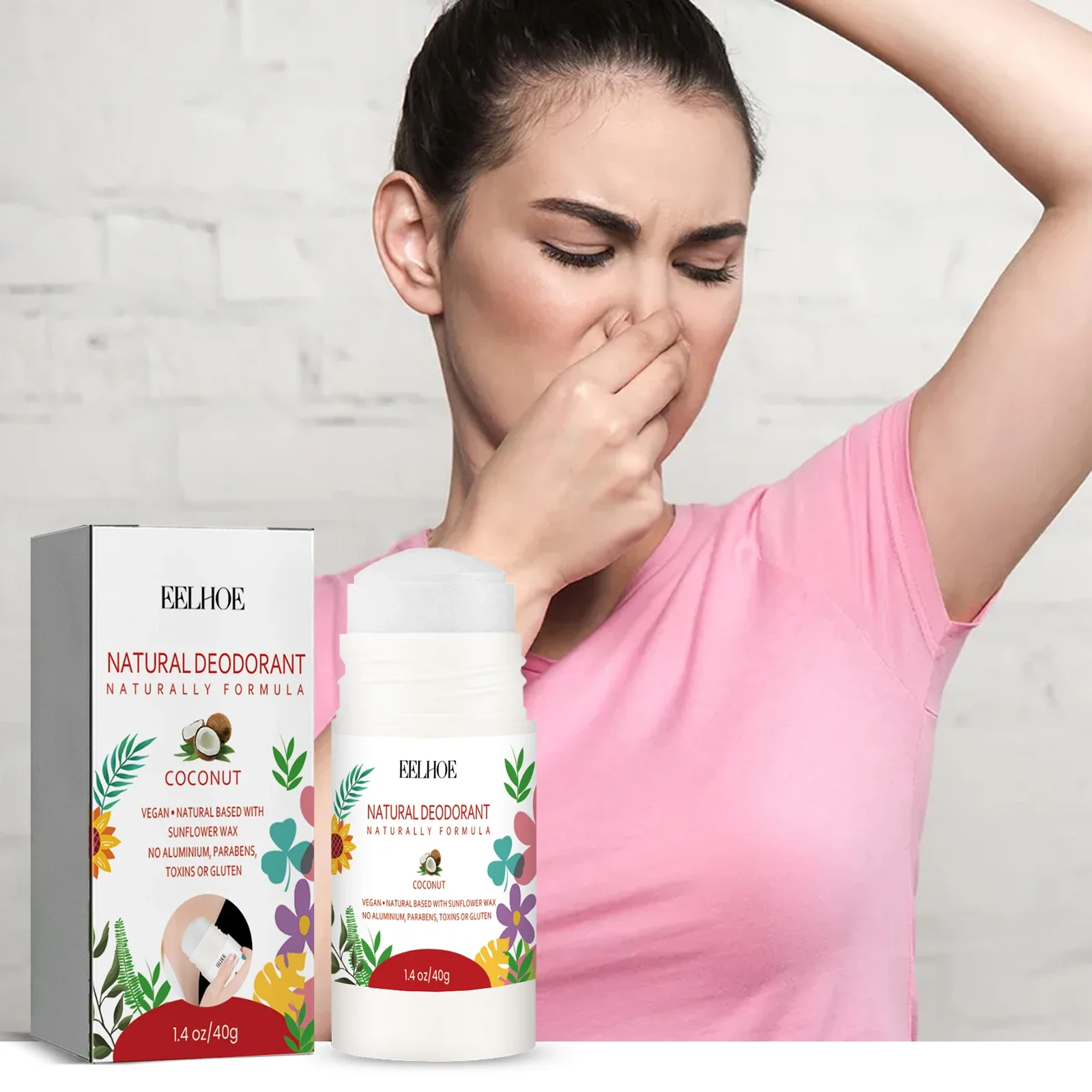 10Pcs Underarm Deodorants Eliminate Armpit Bad Smell Antiperspirants Remove Sweat Odor Natural Refreshing Long-lasting Body Care