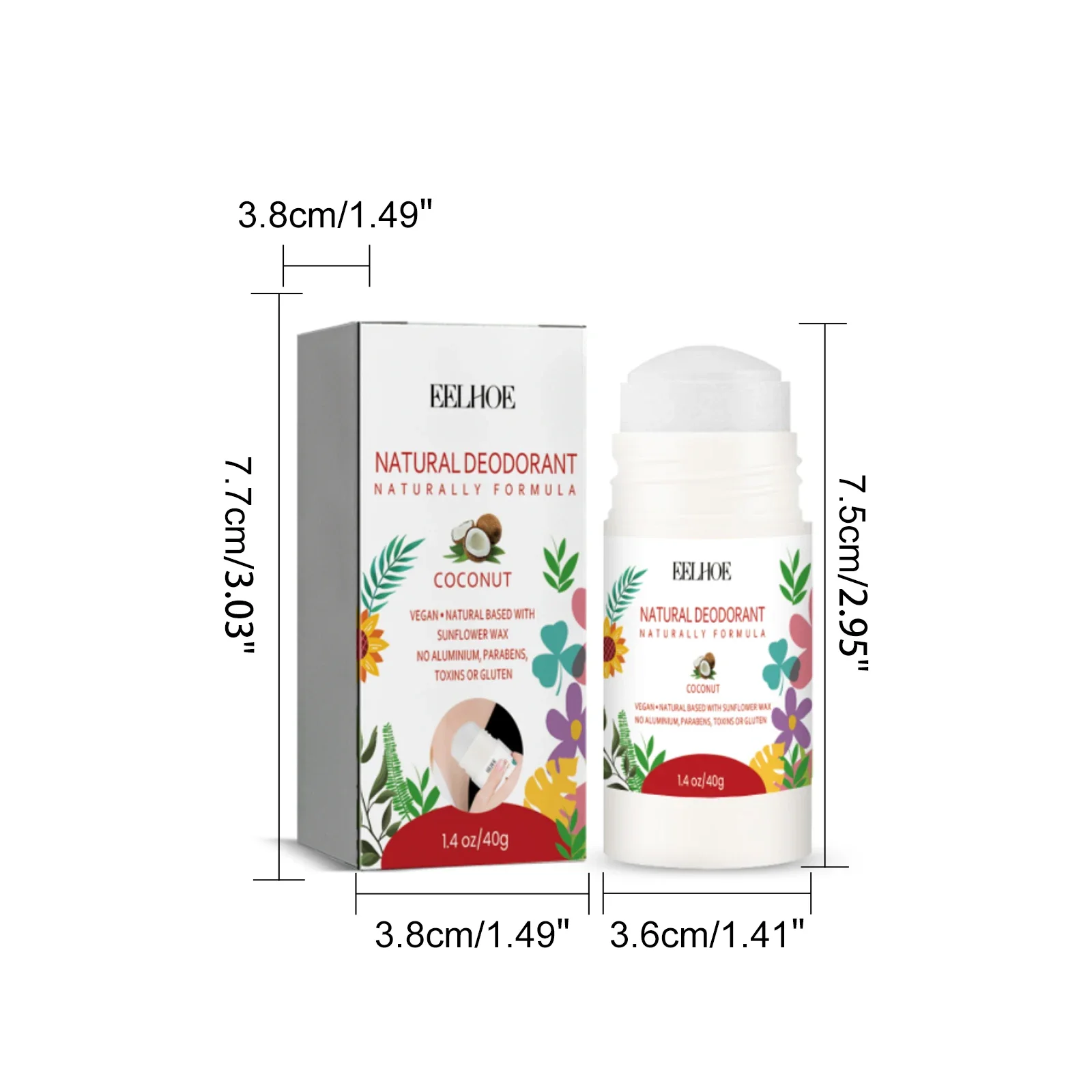 10Pcs Underarm Deodorants Eliminate Armpit Bad Smell Antiperspirants Remove Sweat Odor Natural Refreshing Long-lasting Body Care