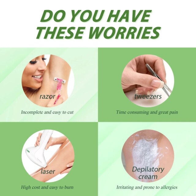 Aloe Wax Beads For Hair Removal Removing Hair From Armpits Leg And Hand Gentle Non Irritating Beautifying Skin Body Care Product - Image 4