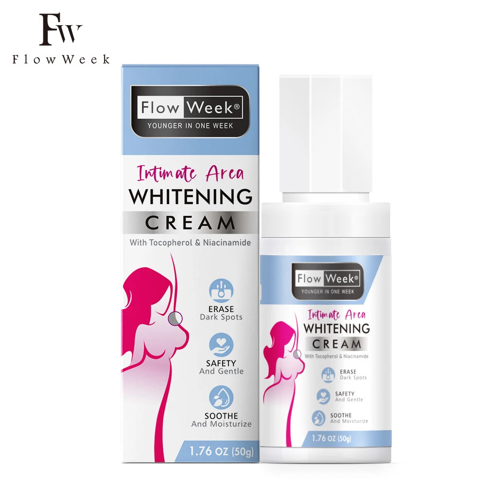 FlowWeek Care Cream Private Parts Underarms Whitening Essence Whitens Buttocks Knees Inner Thighs Dark Private Parts Removes Mel