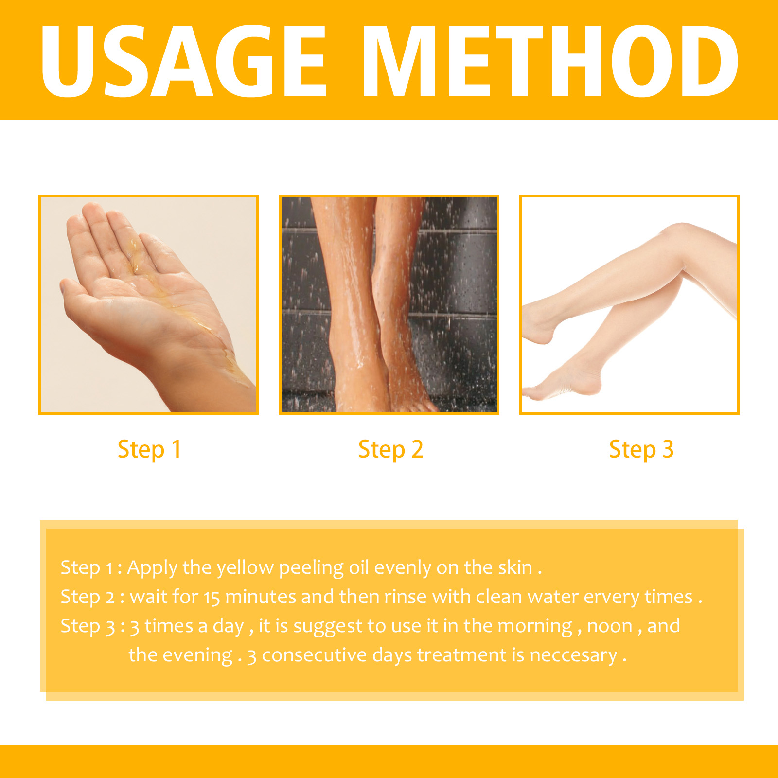 2Pcs Yellow Peeling Oil Skin Repair Essence Set Whitening Skin Repairing & Nourishing All Skin Type Strong Peeling Oi Body Care