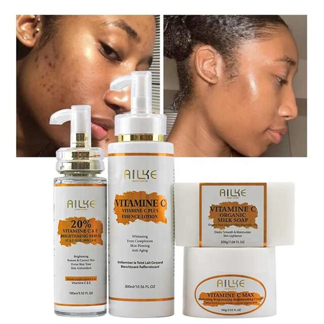 AILKE Vitamin C Skin Care Lightening Body Lotion, Even Skin Tone Cream, Regenerae Serum - Image 6