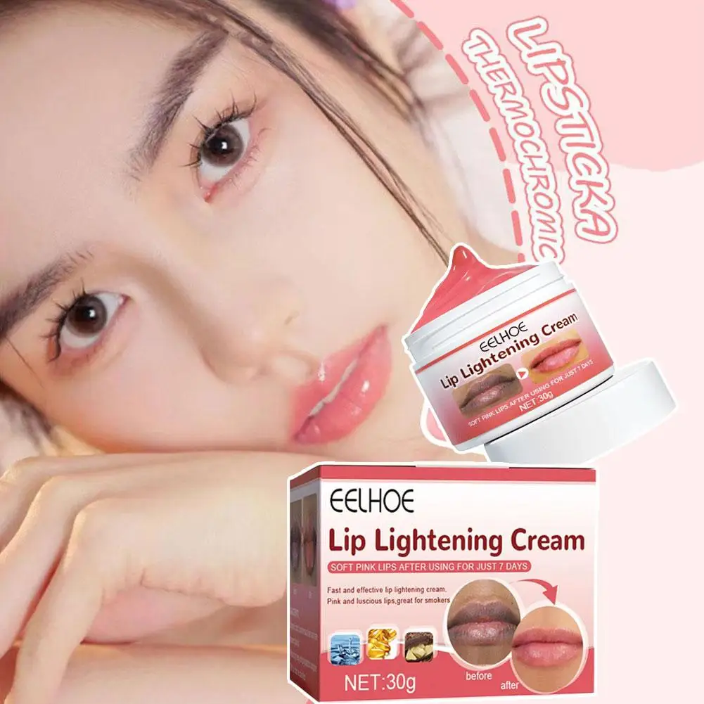 Lip Lightening Cream Dark Lips Removal Natural Moisturizing Lip Balm Nourish Fade Lines Lip Balm Brightening Dark Lips Cream 30g Lip Lightening Cream Dark Lips Removal Natural Moisturizing Lip Balm Nourish Fade Lines Lip Balm Brightening Dark Lips Cream 30g