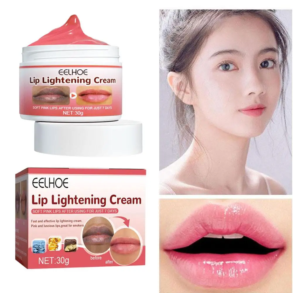 Lip Lightening Cream Dark Lips Removal Natural Moisturizing Lip Balm Nourish Fade Lines Lip Balm Brightening Dark Lips Cream 30g Lip Lightening Cream Dark Lips Removal Natural Moisturizing Lip Balm Nourish Fade Lines Lip Balm Brightening Dark Lips Cream 30g