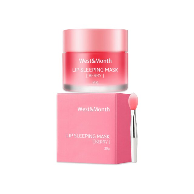 West&Month 20g Moisturizing Lip Sleeping Mask Night Sleep Maintenance Nourish Fade Lip Lines Remove Dead Skin Repairing Lip Balm - Image 6