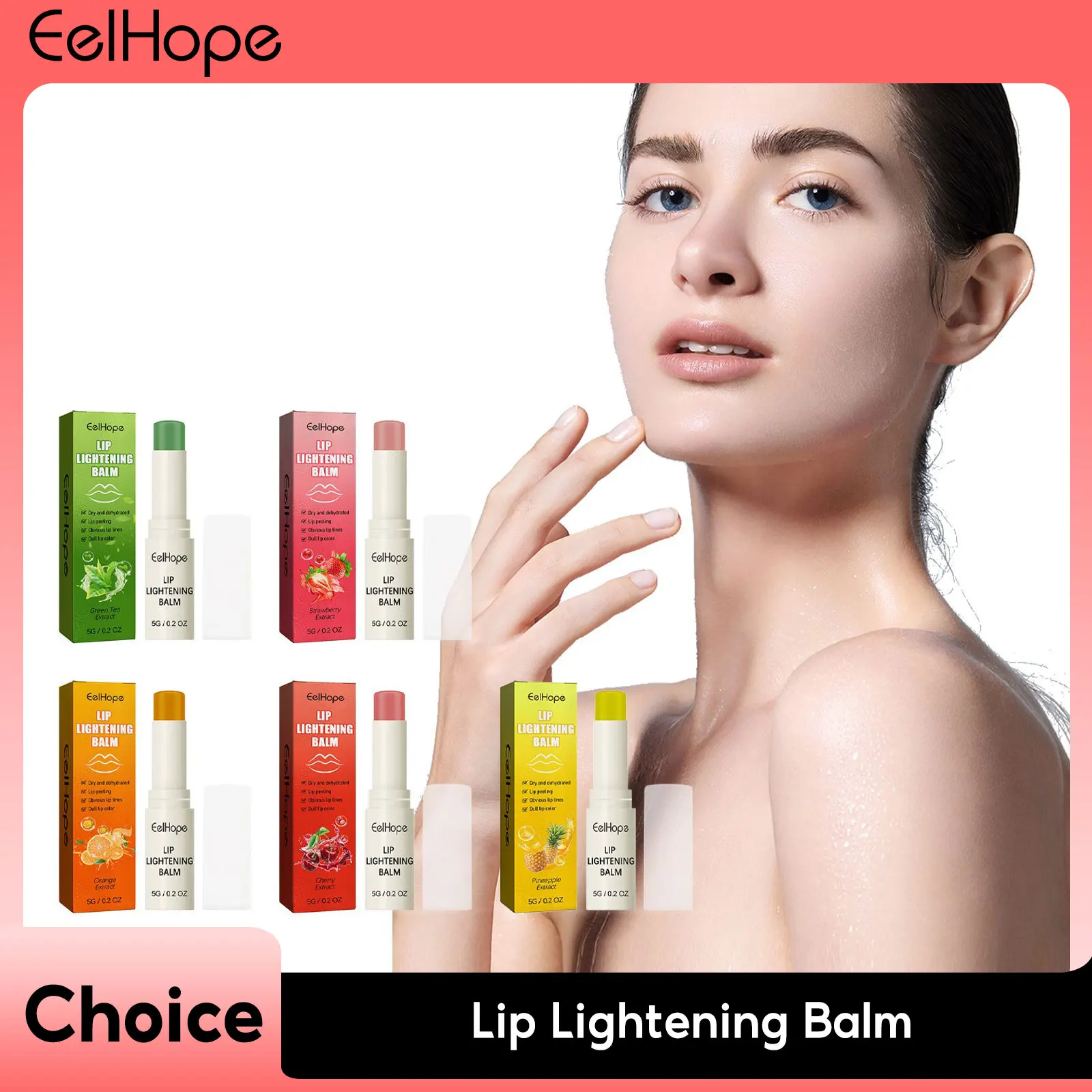 Lip Lightening Balm Long-lasting Hyaluronic Remove Dark Melanin Exfoliate Jelly Plump Moisturizing Nourishing Essence Lip Care
