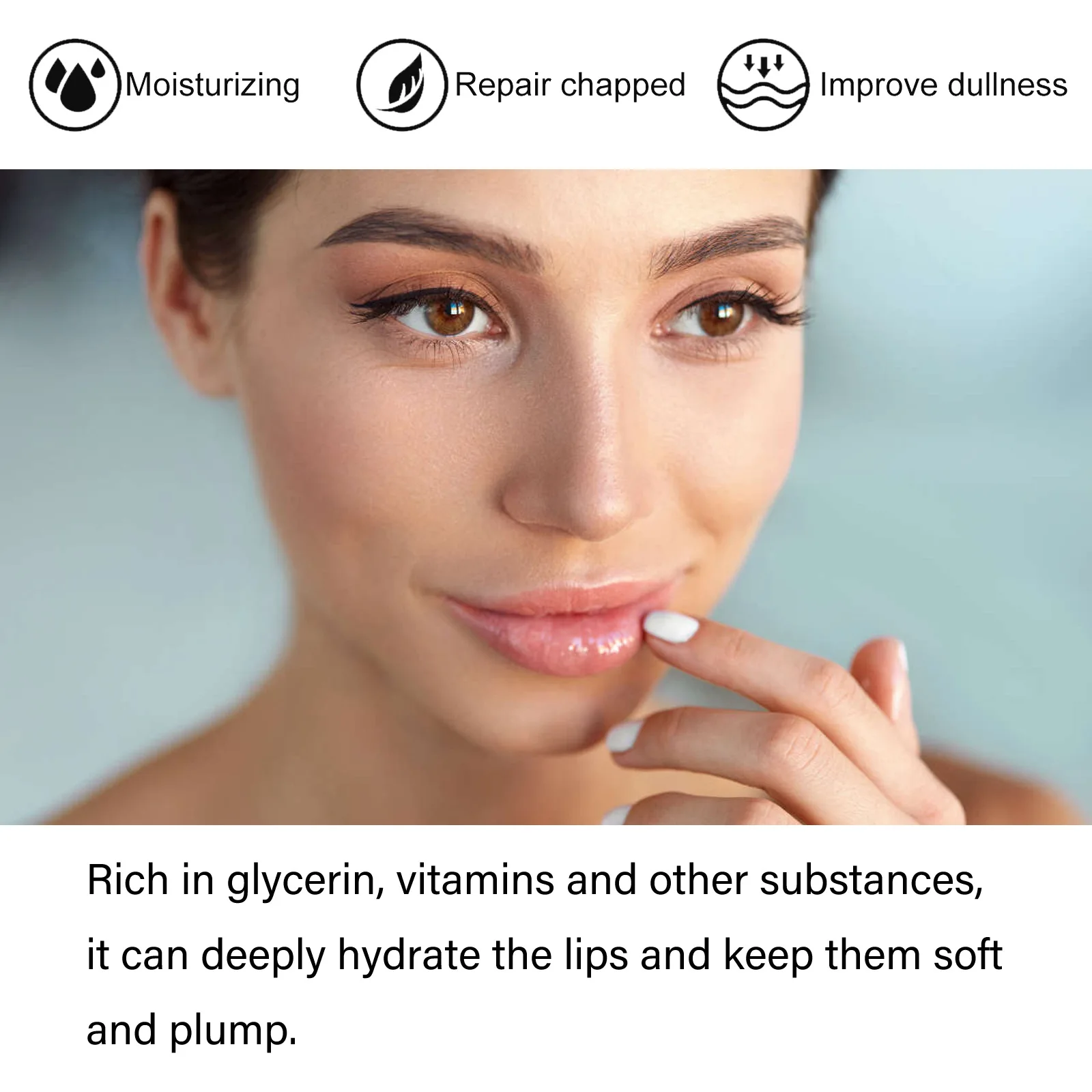 Lip Lightening Balm Long-lasting Hyaluronic Remove Dark Melanin Exfoliate Jelly Plump Moisturizing Nourishing Essence Lip Care