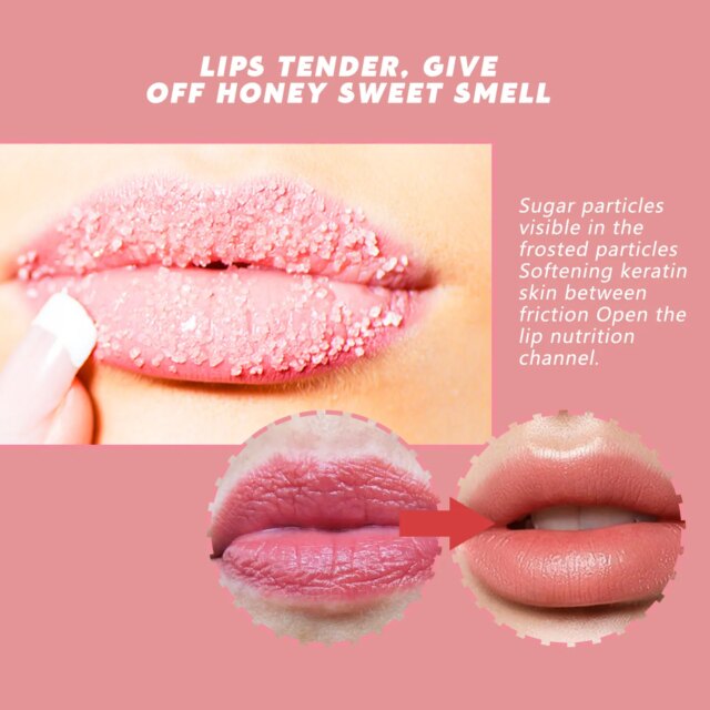 Peach Lip Scrub Exfoliating Lightening Fade Lip Lines anti-peeling Dryness Remove Dead Skin Moisturizing Care Makeup Lip Balm - Image 6