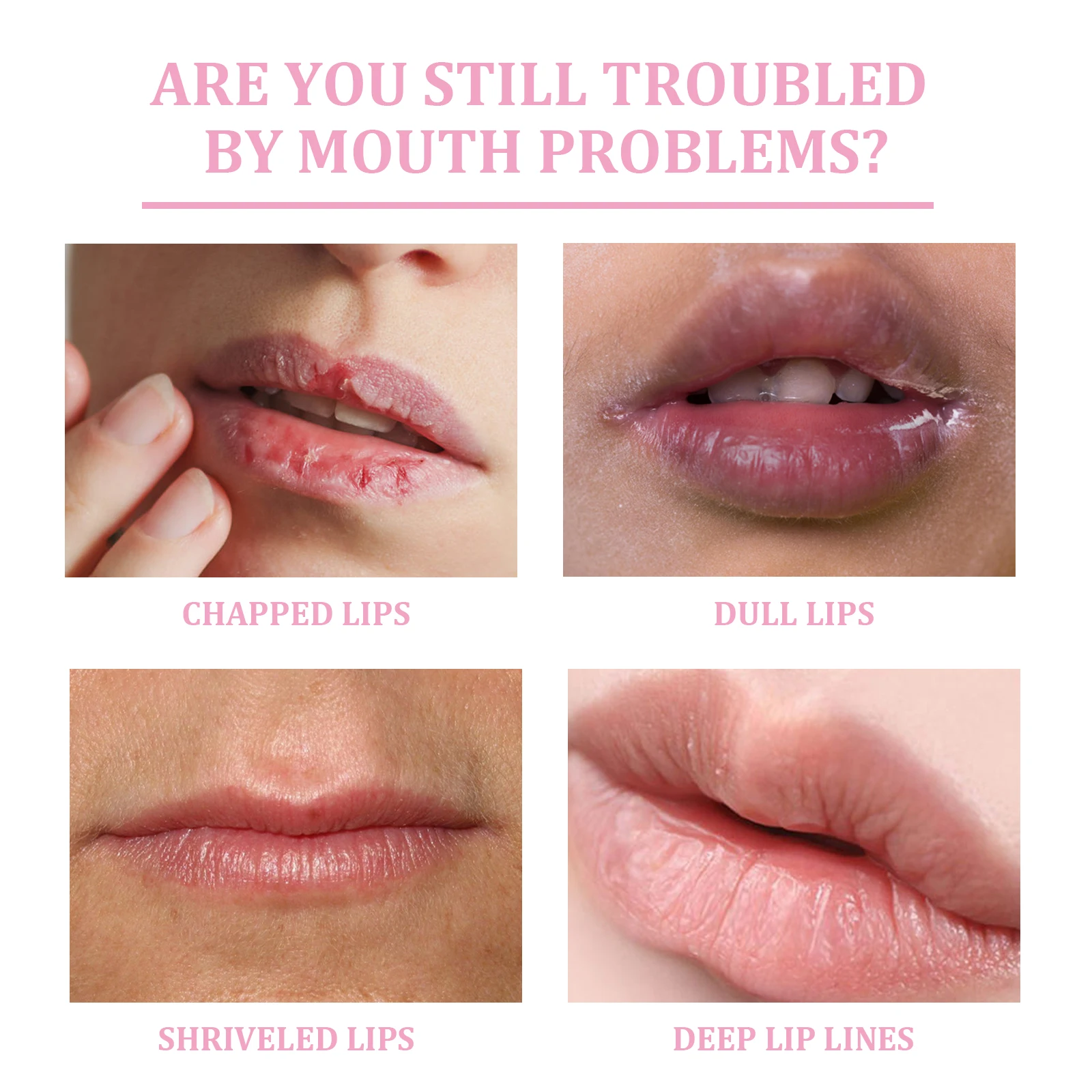 Lip exfoliating scrub reduces lip wrinkles, brightens dark lips, removes dead skin, moisturizes lips, and provides lip care