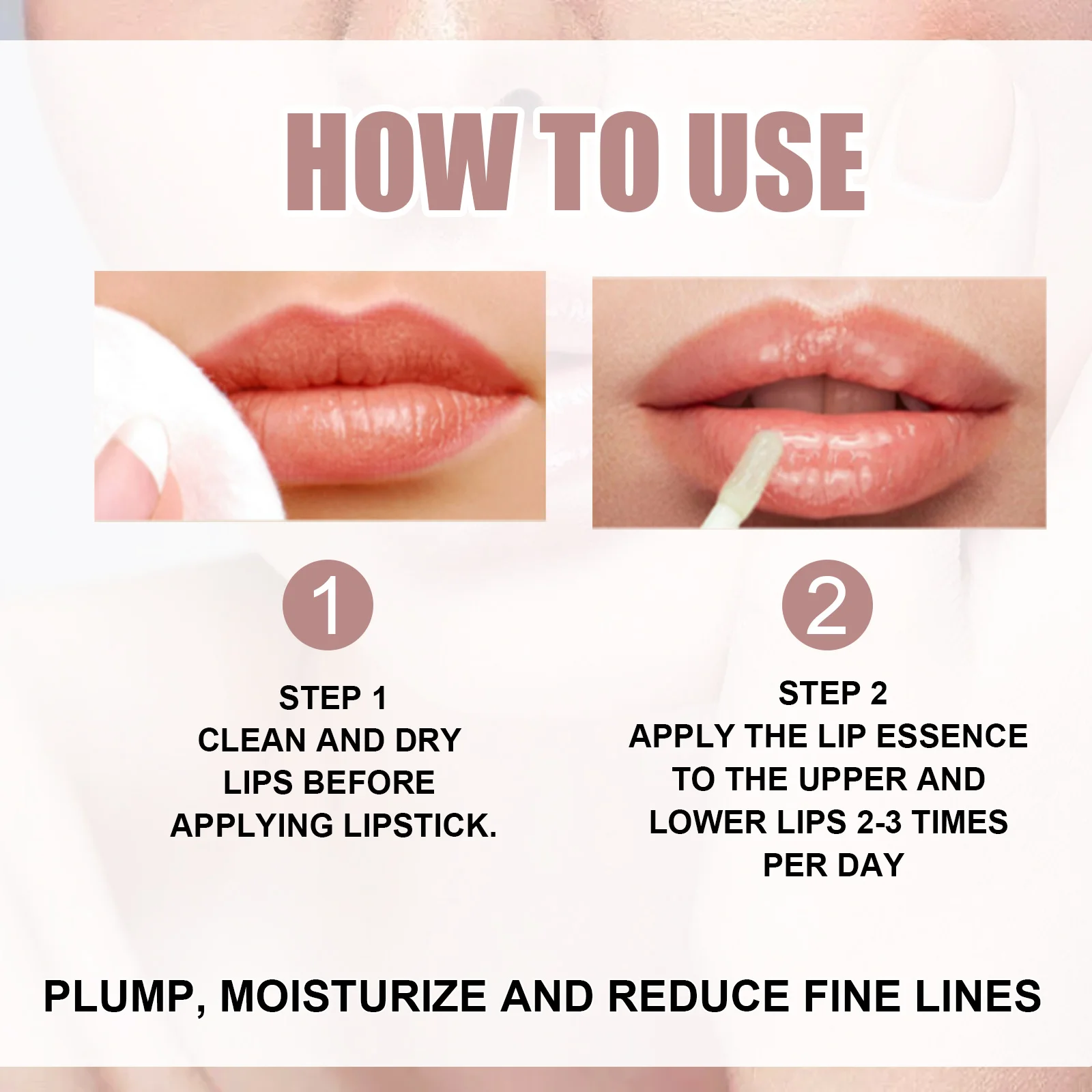 Lip Plumper Set Lip Moisturizing And Fading Lip Lines To Prevent Lips From Drying, Cracking, And Peeling Lip Care Liquid