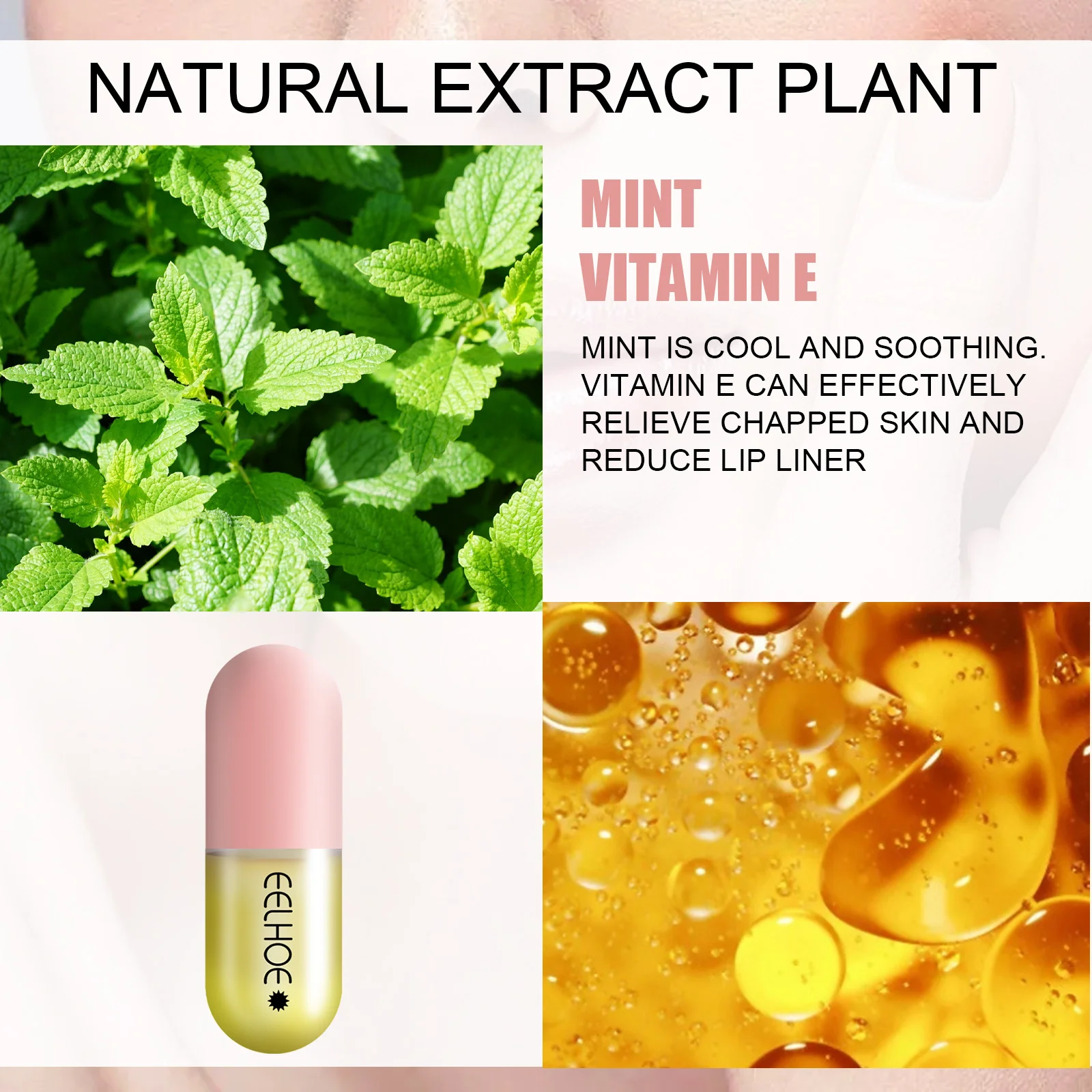 Lip Plumper Set Lip Moisturizing And Fading Lip Lines To Prevent Lips From Drying, Cracking, And Peeling Lip Care Liquid