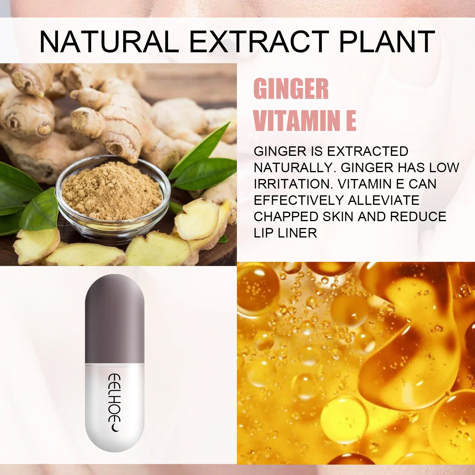 Lip Plumper Set Lip Moisturizing And Fading Lip Lines To Prevent Lips From Drying, Cracking, And Peeling Lip Care Liquid