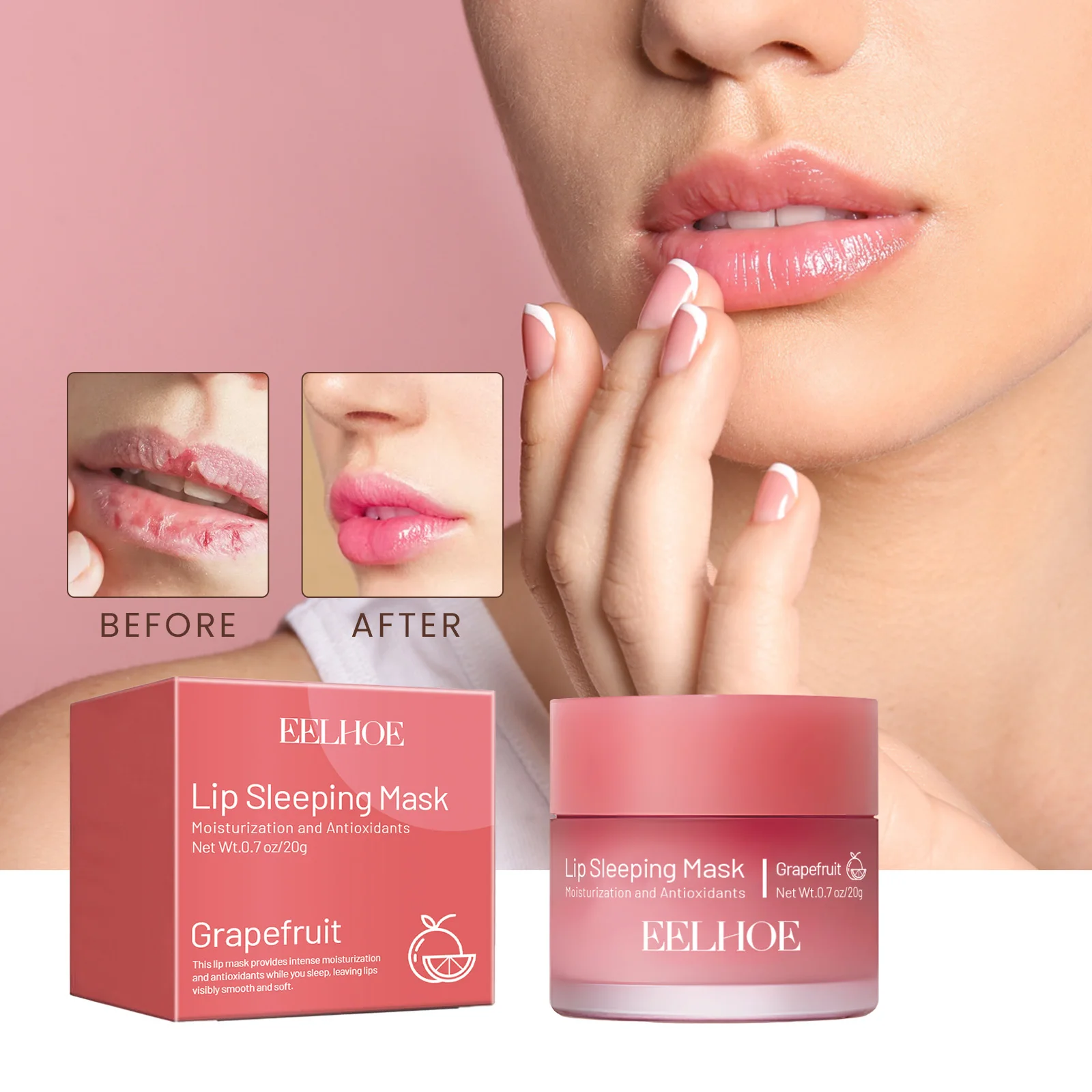 Lip Sleeping Mask Fading Lip Wrinkles Removing Keratin Improving Dryness Peeling Moisturizing & Nourishing Lip Care Products