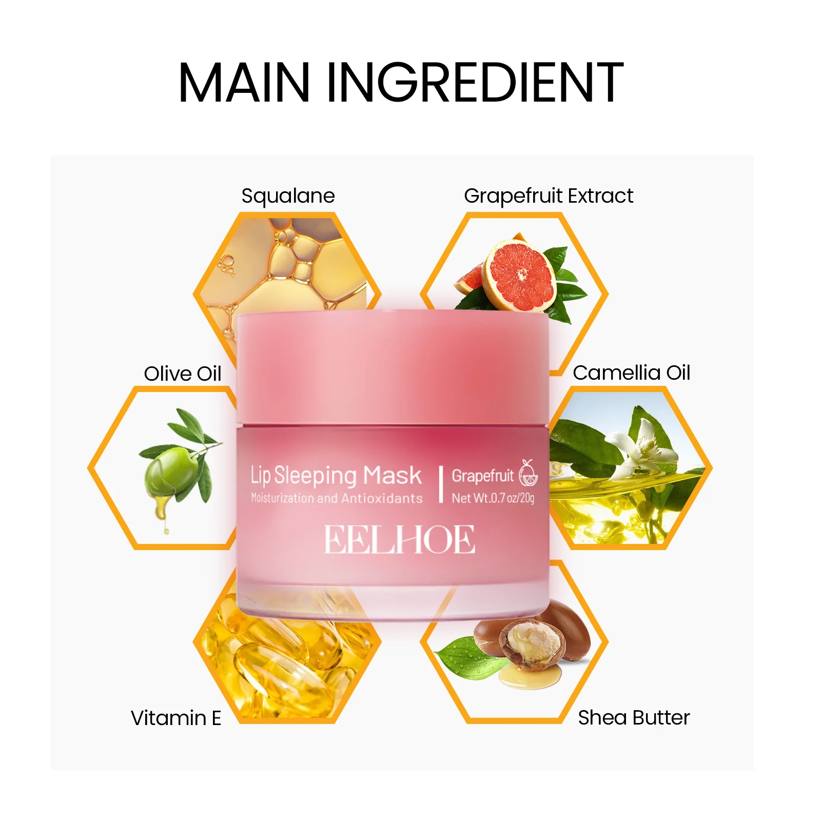 Lip Sleeping Mask Fading Lip Wrinkles Removing Keratin Improving Dryness Peeling Moisturizing & Nourishing Lip Care Products