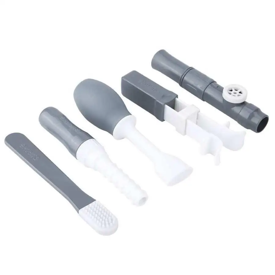 5pcs Oral Lips Tongue Muscle Trainer & Massager Brush Kit - Mouth Care & Recovery Training Device