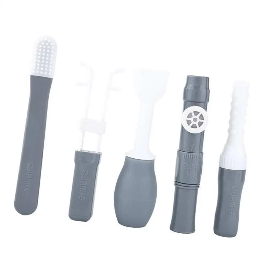 5pcs Oral Lips Tongue Muscle Trainer & Massager Brush Kit - Mouth Care & Recovery Training Device