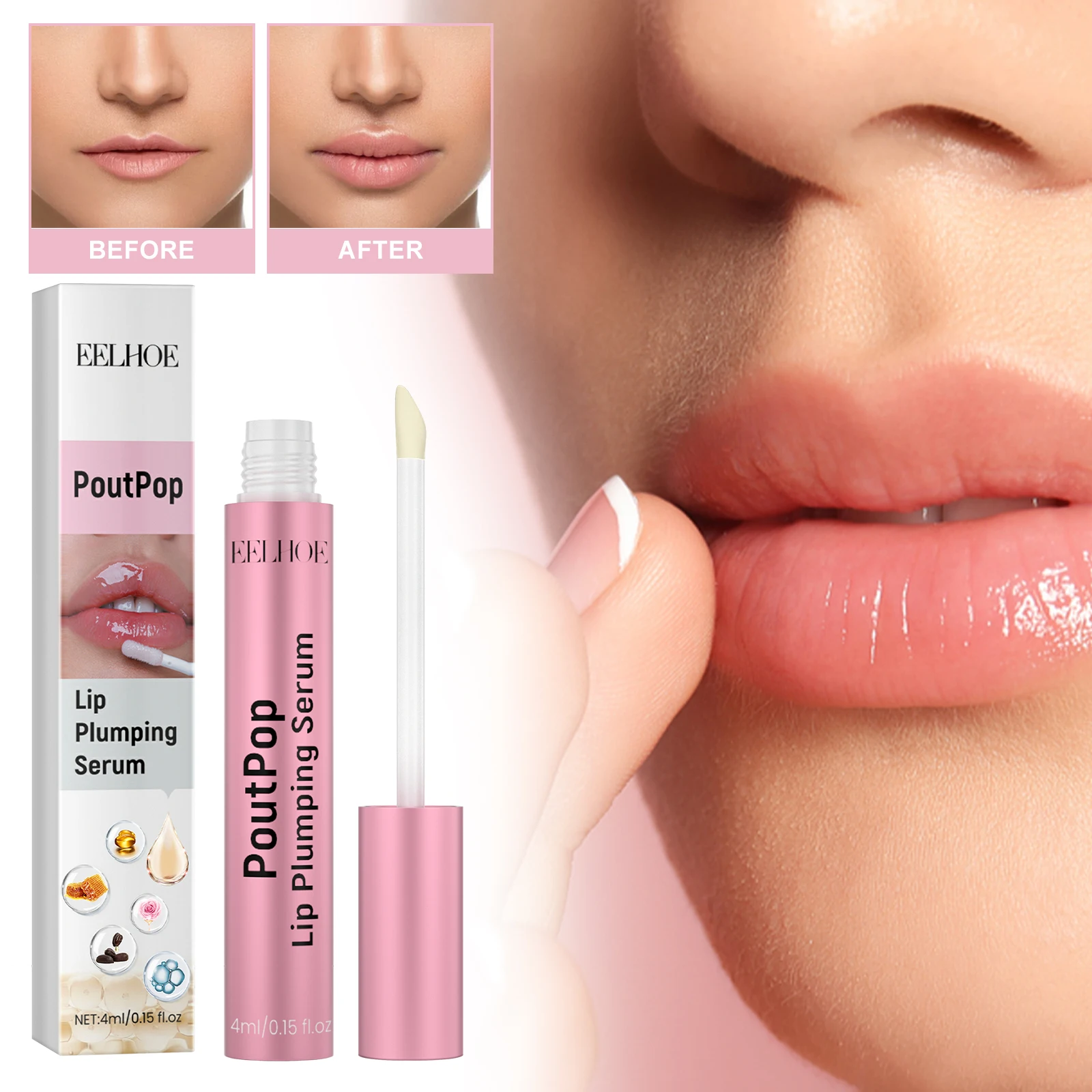 Lip Enriching Essence Plump Lip Essence Reduce Dry And Cracked Lips Fade Lip Wrinkles Moisturize Nourish Lip Care Product