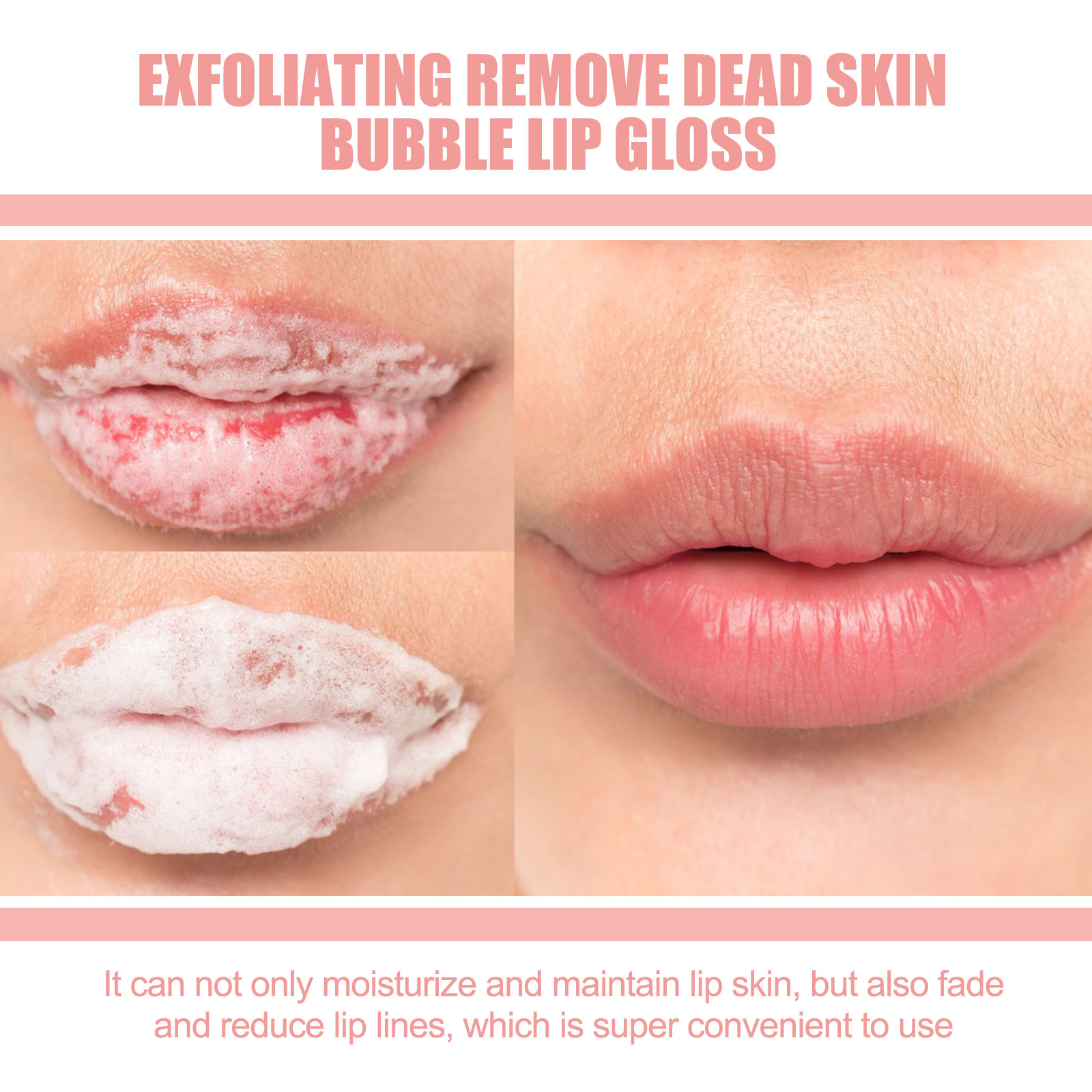 EELHOE Bubble Lip Mask Exfoliating Dead Skin, Soften Lip Lines, Hydrate, Moisturize, Anti-Dryness, Nourish Lips