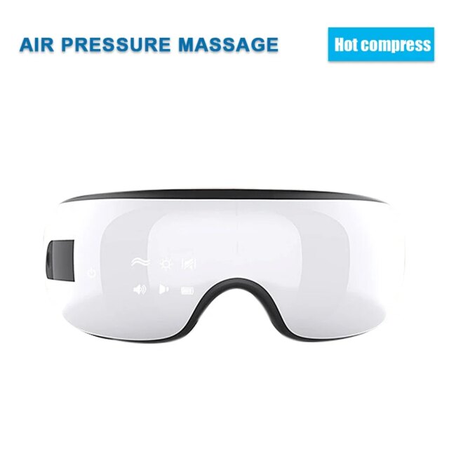 Foldable Eye Massager USB Charging Smart Eye Mask Vibrator Hot Compress Bluetooth Musice Eye Care Heating Fatigue Relief Device - Image 3