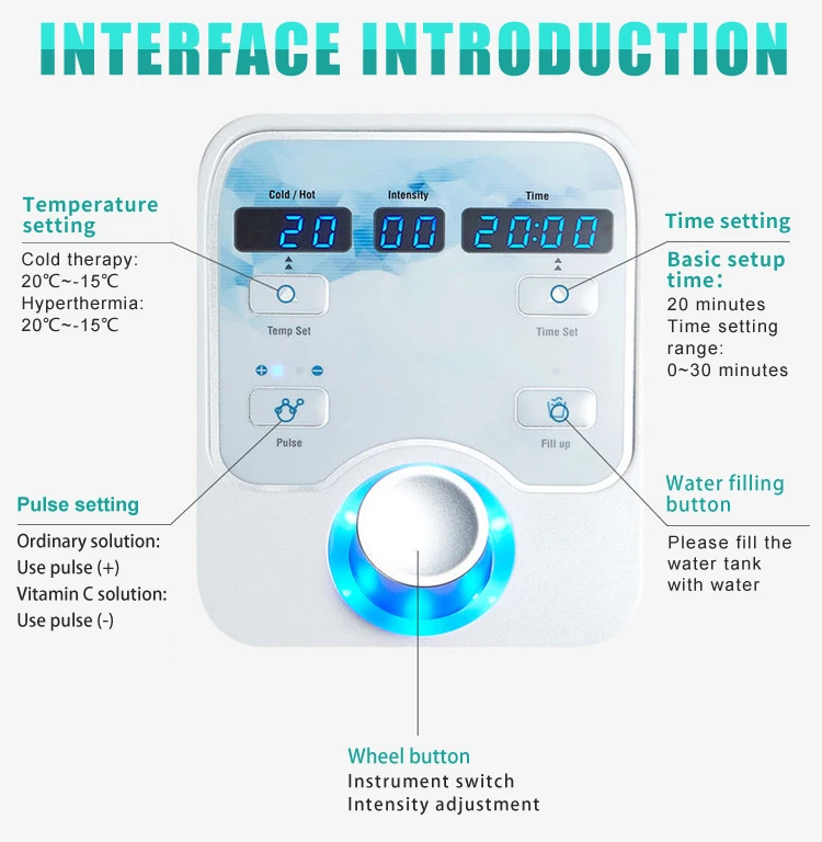 Portable Dcool Electroporation Facial  Eye Lifting Skin Tightening Machine High-frequency Needle Free Mesodermal Therapy