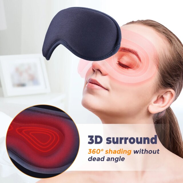 Reusable USB Electric Steam Heated Eyes Mask 3D Hot Compress Warm Therapy Eye Care Massager Relieve Tired Eyes Dry Eyes Sleep - Image 4