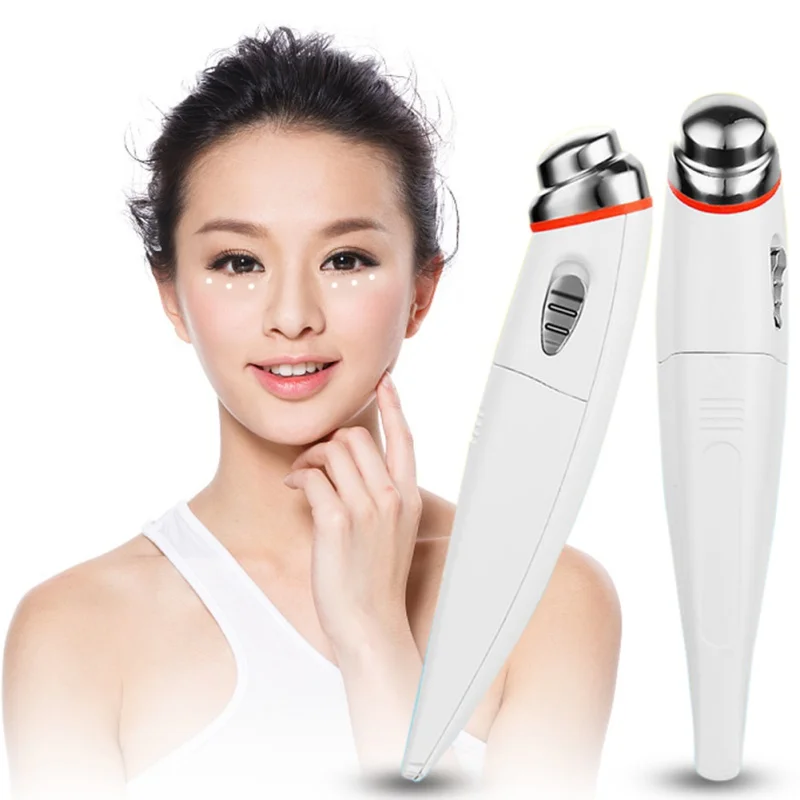 1PC Mini Vibration Massage Electric Eye Beauty Devices Roller Massager Home Use Remove Wrinkles Dark Circle Anti-Aging Health